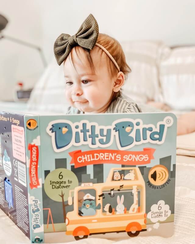 Children's Songs Ditty Bird Musical Board Book | USB-C Rechargeable