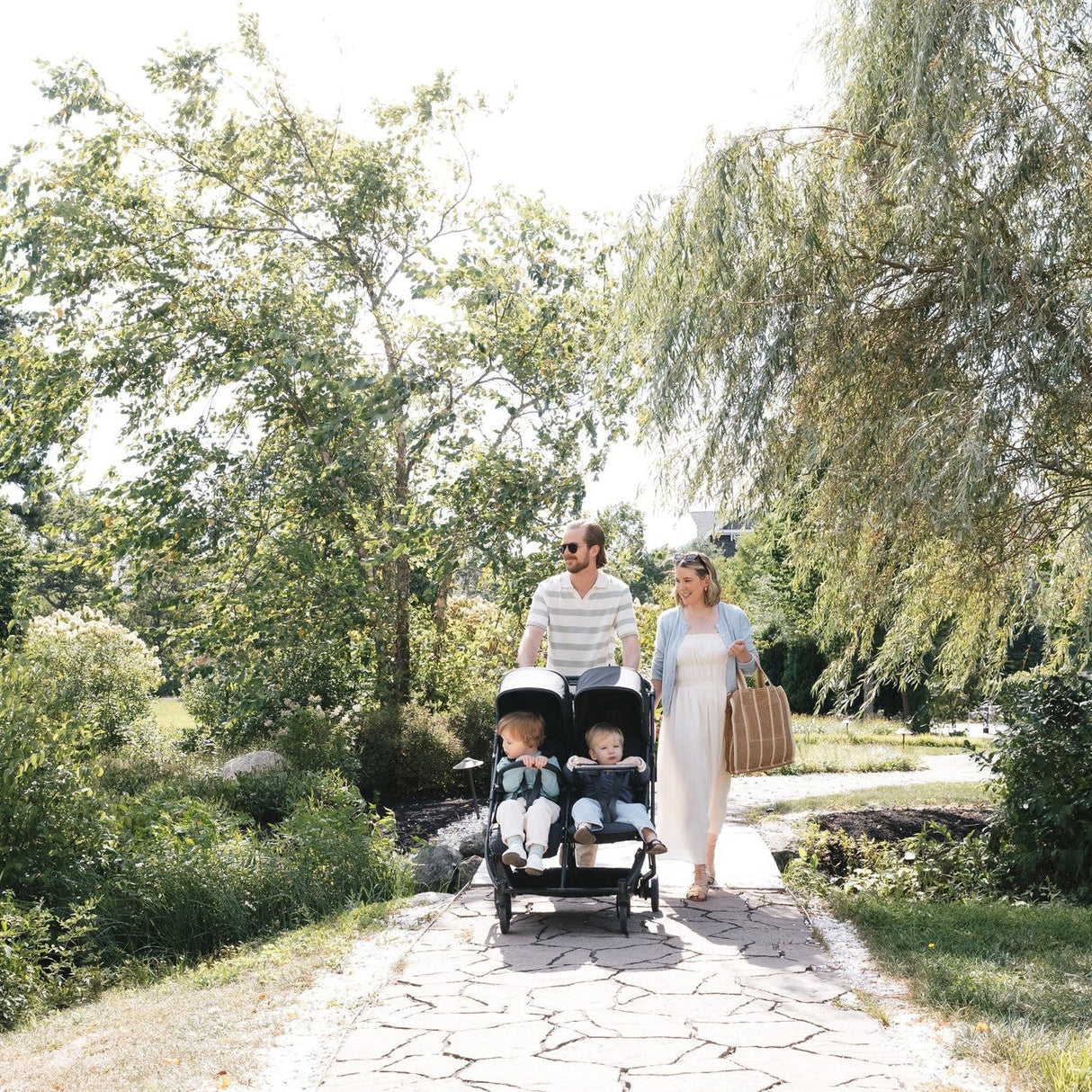 UPPAbaby Minu Duo Compact Double Stroller | Carbon Frame