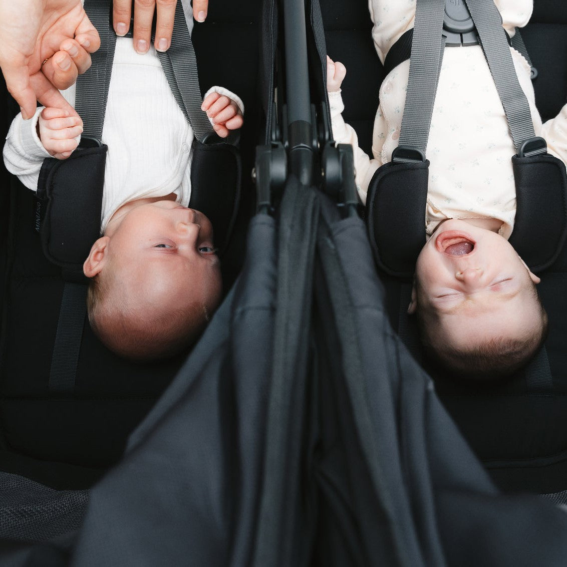 UPPAbaby Minu Duo Compact Double Stroller | Carbon Frame