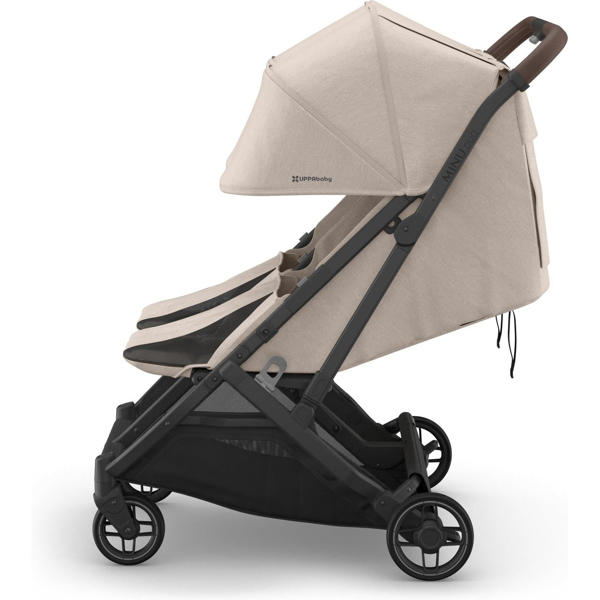 UPPAbaby Minu Duo Compact Double Stroller | Carbon Frame