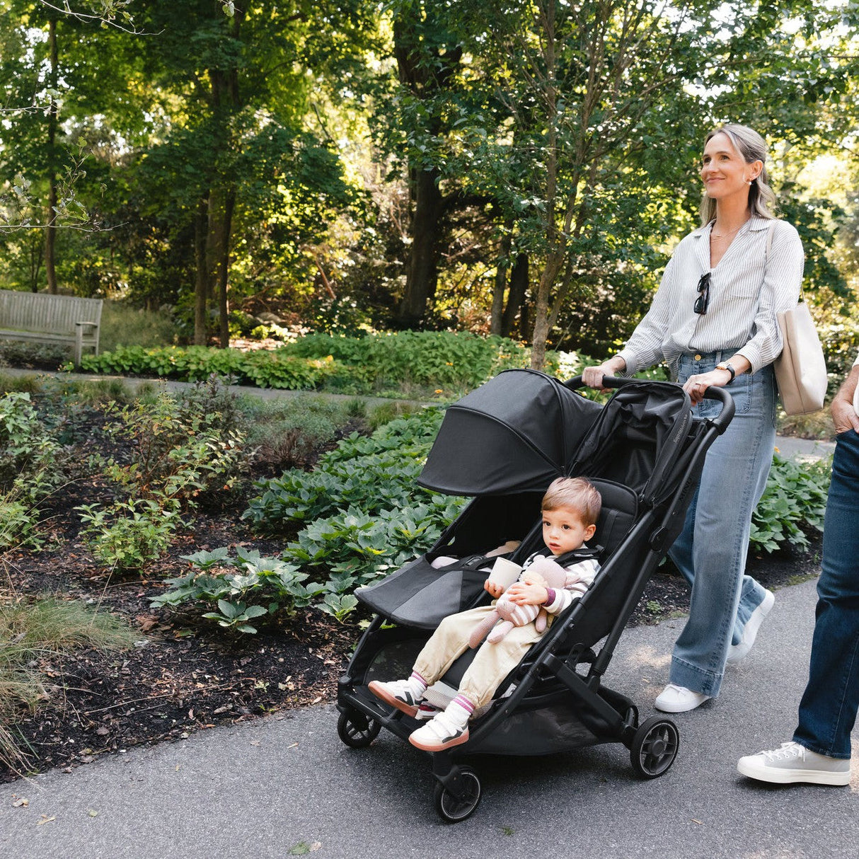 UPPAbaby Minu Duo Compact Double Stroller | Carbon Frame