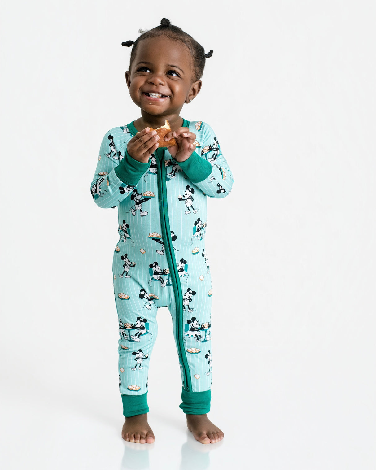 Pearls & Pelicans Powdered Sugar Pals Bamboo Zip-Up Pajamas