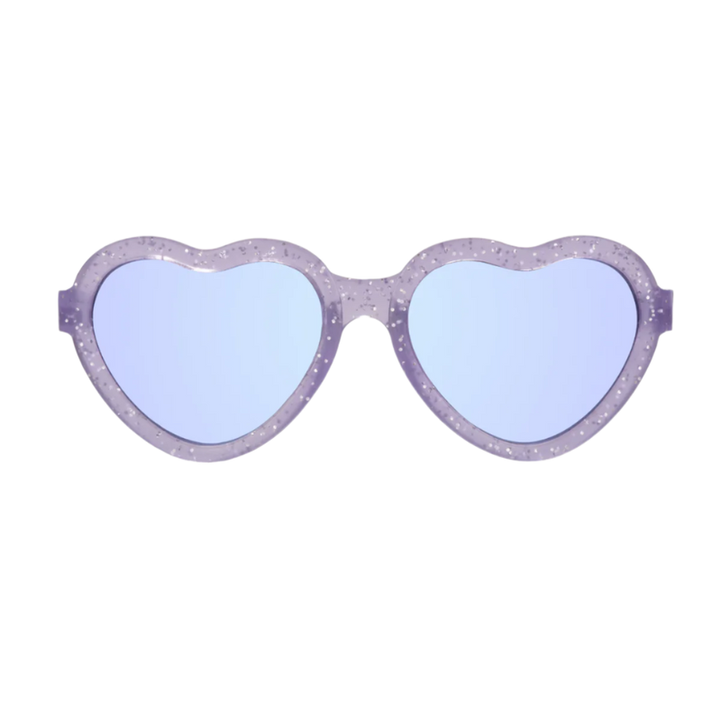 Lavender Shimmer Hearts w/ Mirrored Lens | Limited Edition 0-2Y