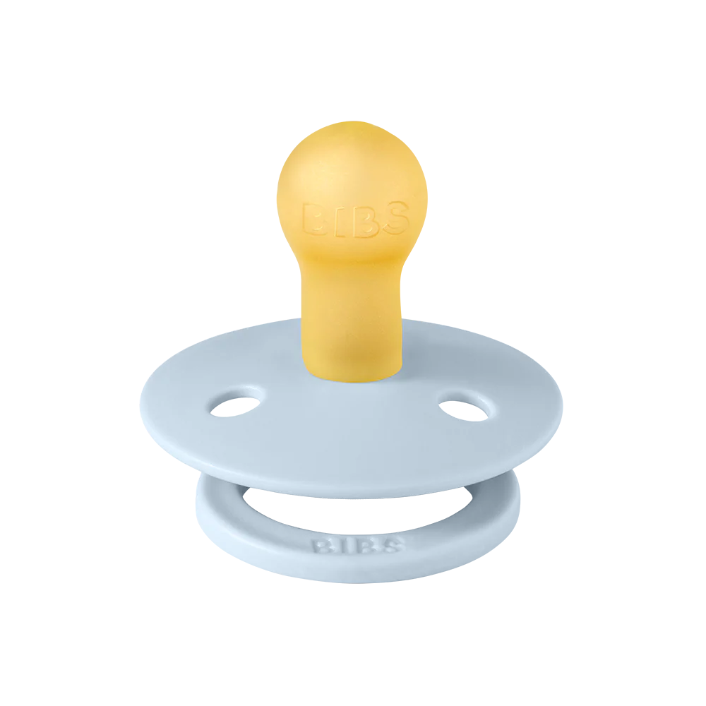 BIBS Try-It Pacifier Collection 3 Pack (Size 1) | 0-6m Baby Blue