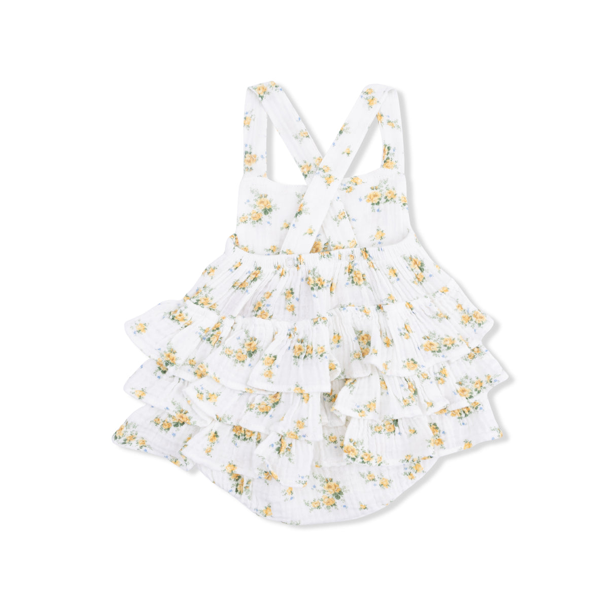 Angel Dear Sunshine Roses Ruffle Sunsuit