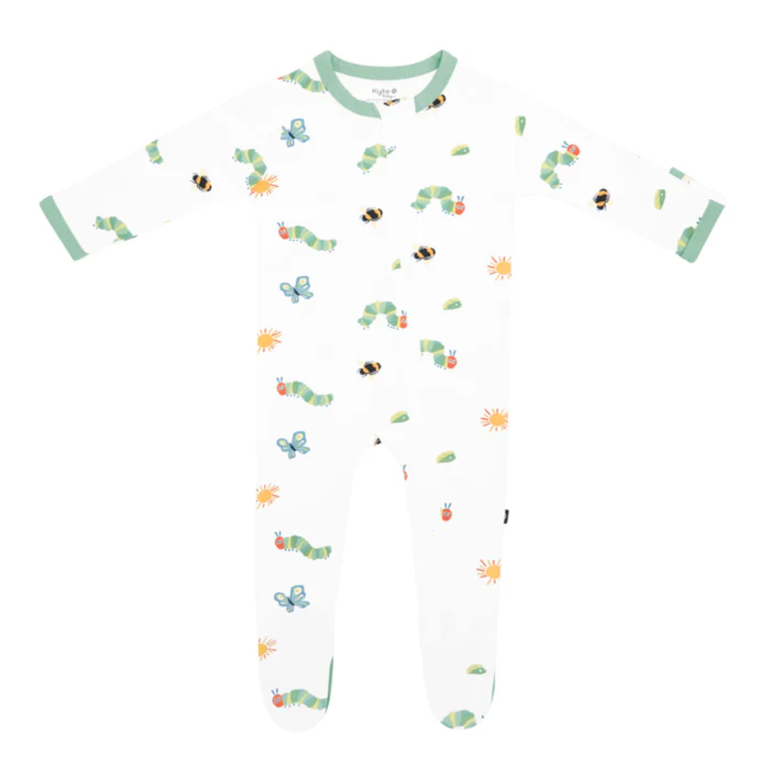Kyte Bamboo Zippered Footie | The Very Hungry Caterpillar™ and Friends