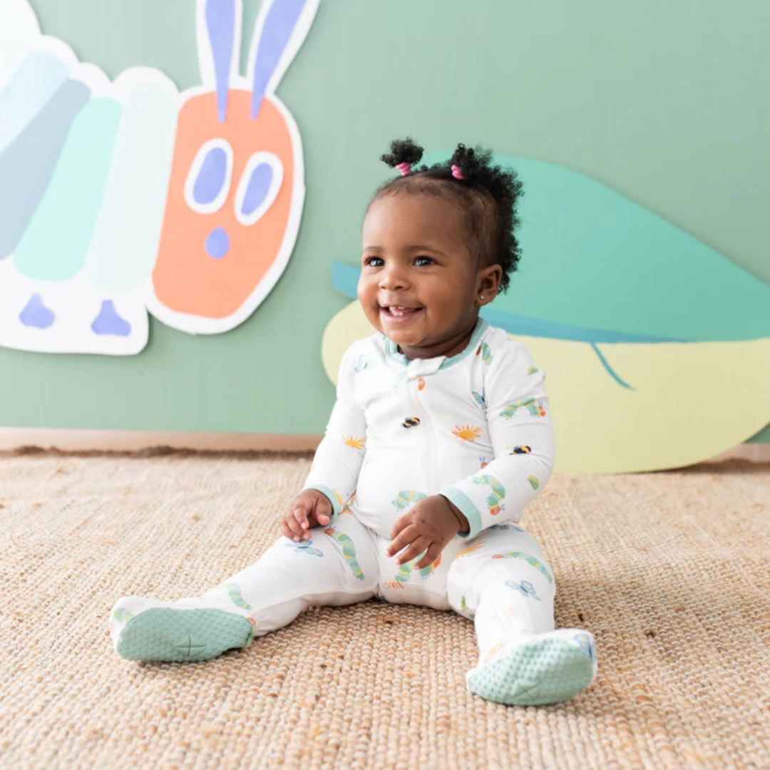 Kyte Bamboo Zippered Footie | The Very Hungry Caterpillar™ and Friends