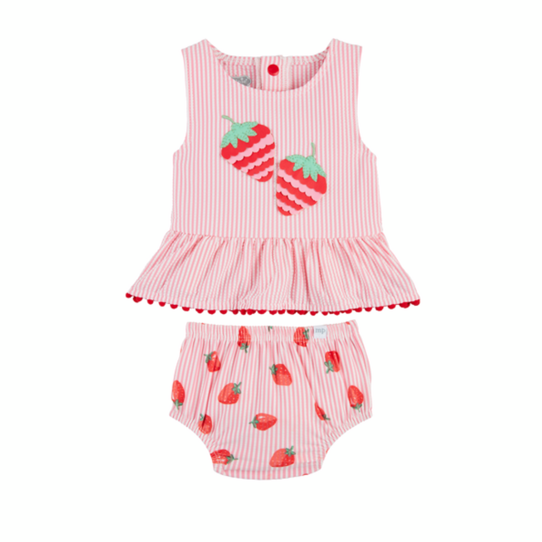 Mud Pie Strawberry Two-Piece Swimsuit