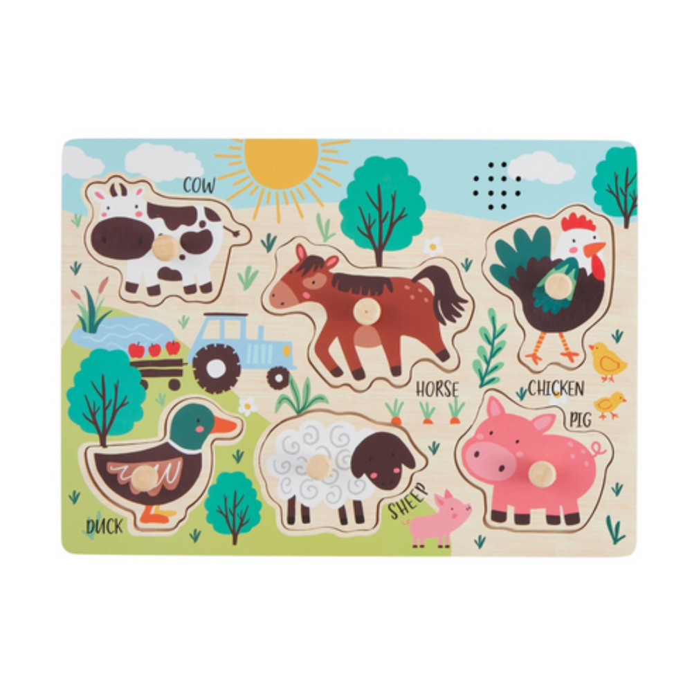 Mud Pie Wooden Sound Puzzle