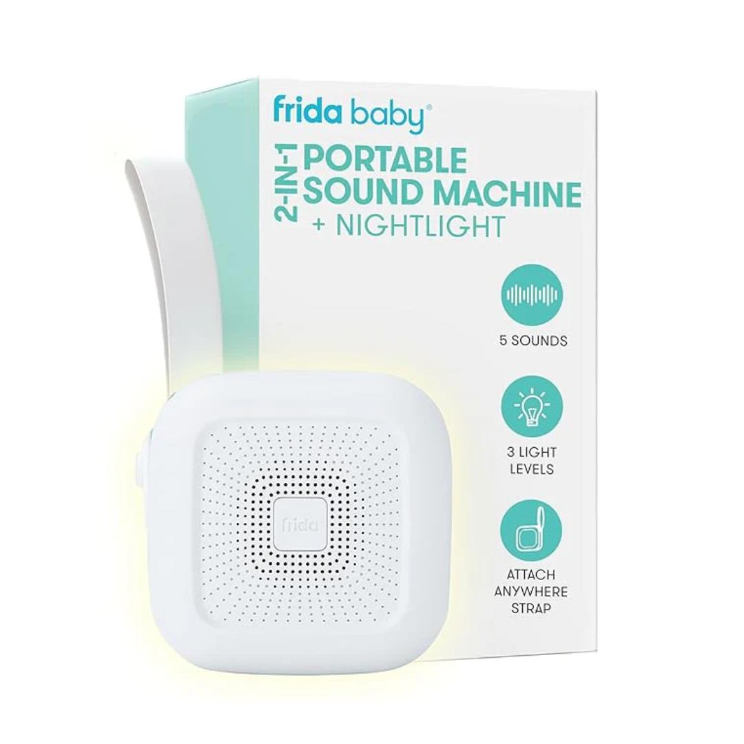 2-in-1 Portable Sound Machine + Nightlight