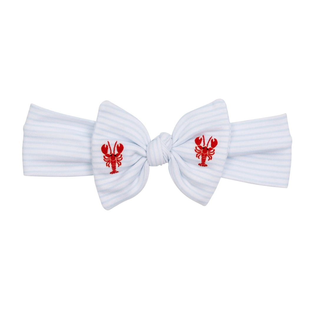 Lil' Snappers Crawfish Embroidered Headband