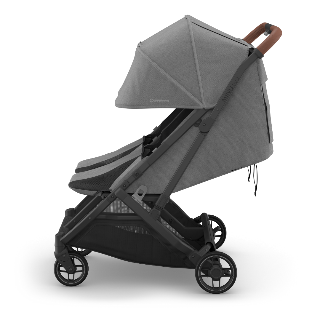 UPPAbaby Minu Duo Compact Double Stroller | Carbon Frame