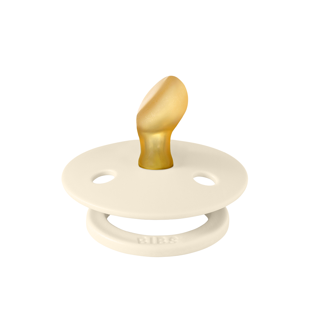 BIBS Try-It Pacifier Collection 3 Pack (Size 1) | 0-6m Ivory
