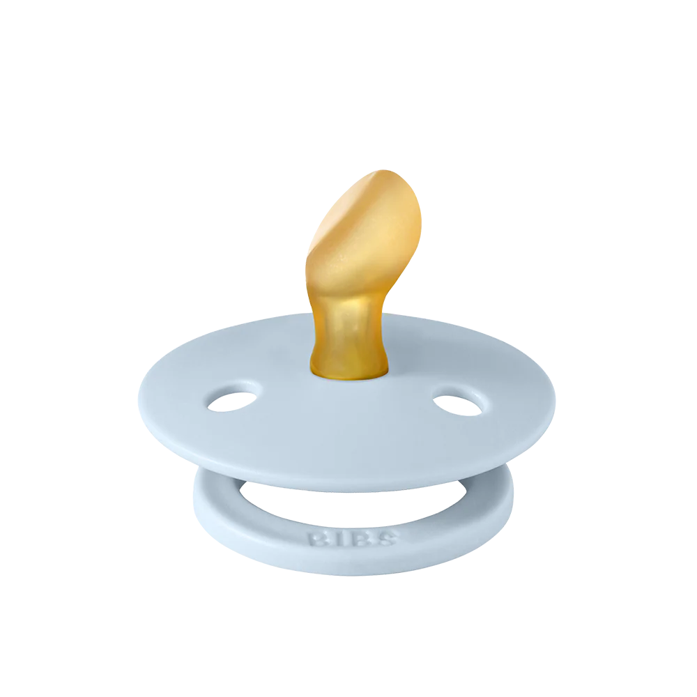 BIBS Try-It Pacifier Collection 3 Pack (Size 1) | 0-6m Baby Blue