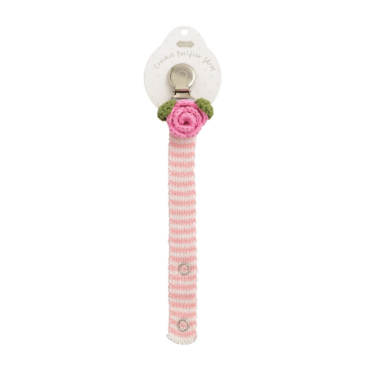 Mud Pie Rose Crochet Pacy Clip