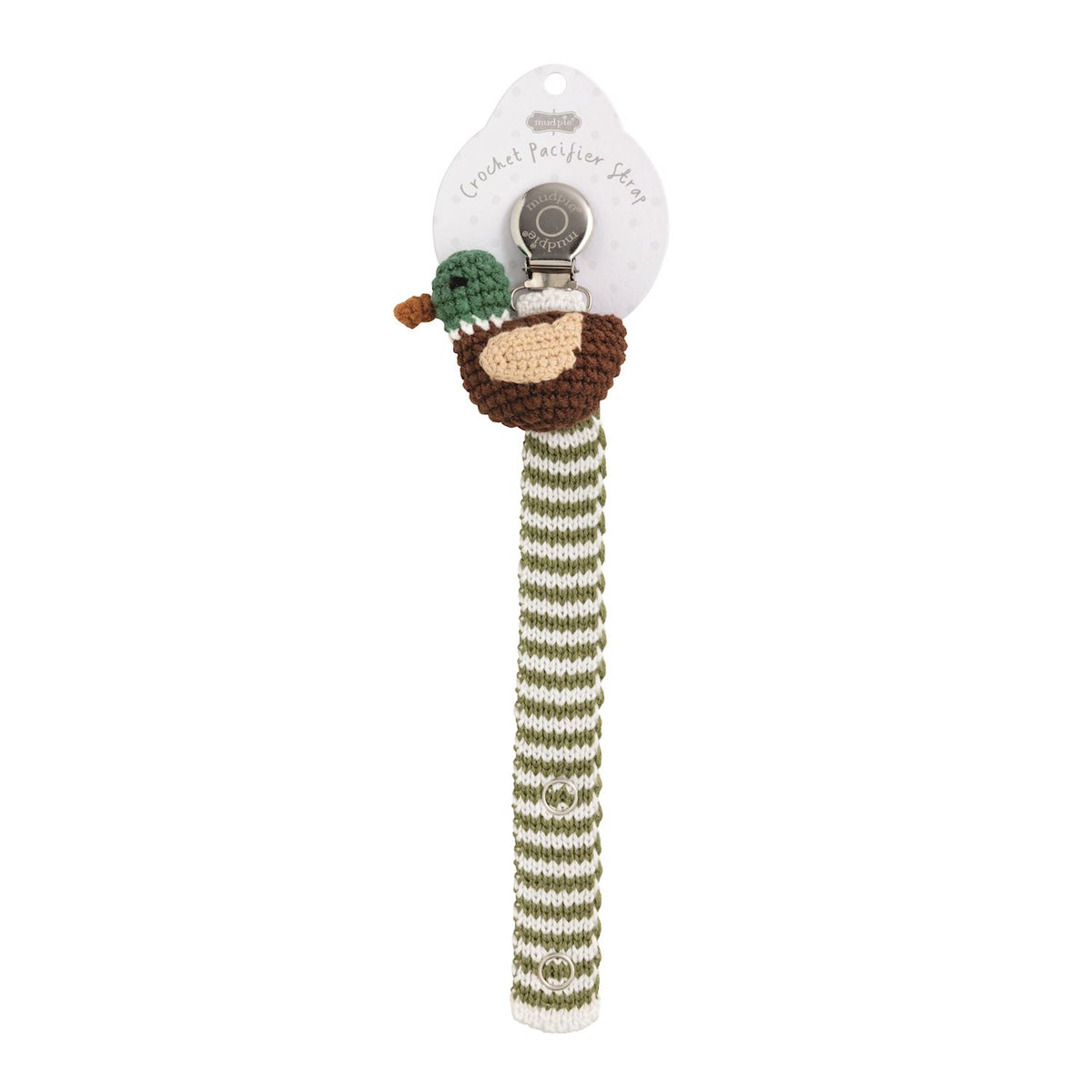 Mud Pie Mallard Crochet Pacy Clip