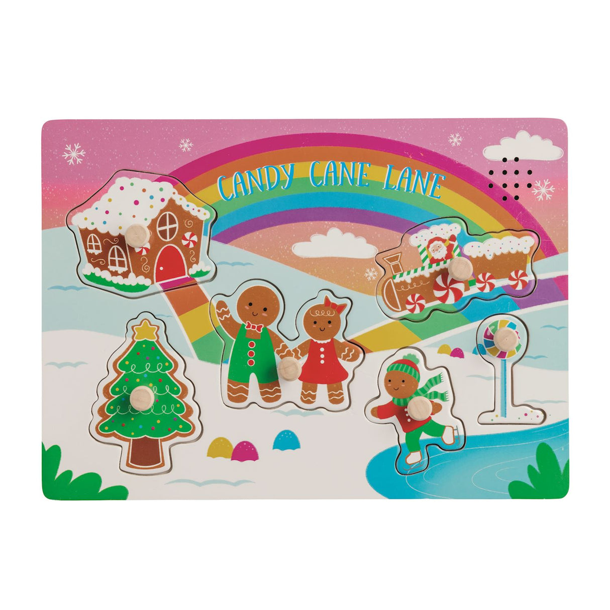 Mud Pie Candy Cane Lane Sound Puzzle