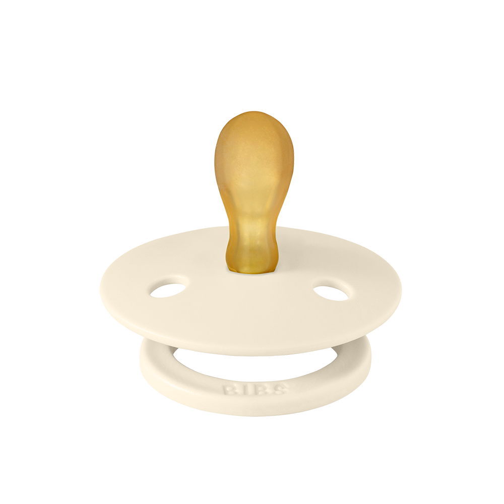 BIBS Try-It Pacifier Collection 3 Pack (Size 1) | 0-6m Ivory