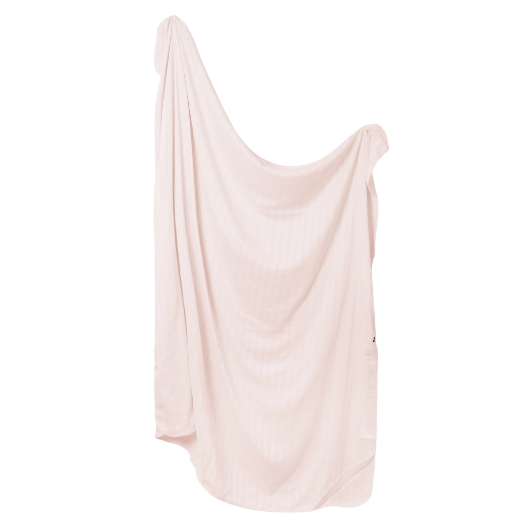 Bamboo Muslin Swaddle Blanket | Blush