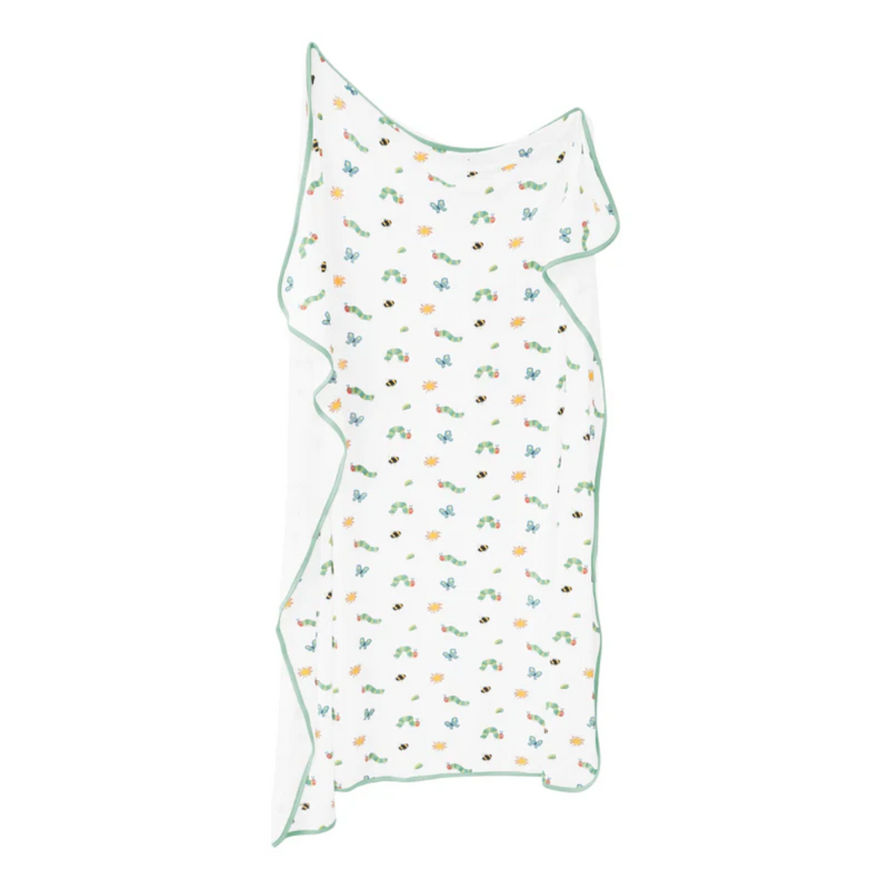 Kyte Bamboo Swaddle Blanket | The Very Hungry Caterpillar