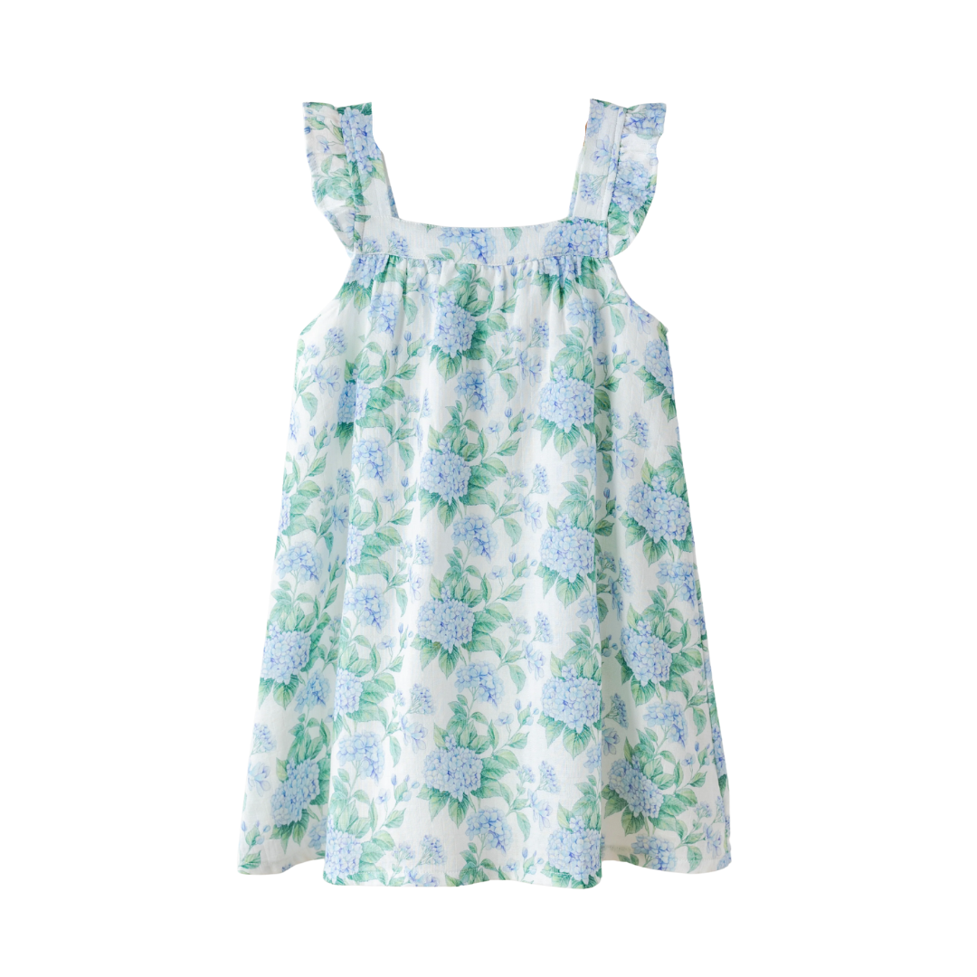 Hydrangea Heaven Organic Muslin Dress