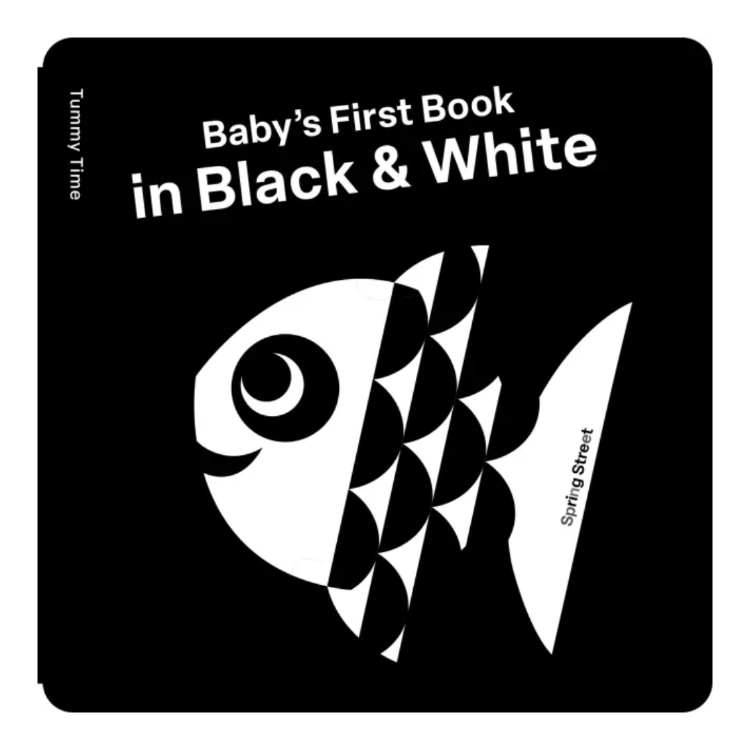 Spring Street Tummy Time: Baby's First Book in Black & White