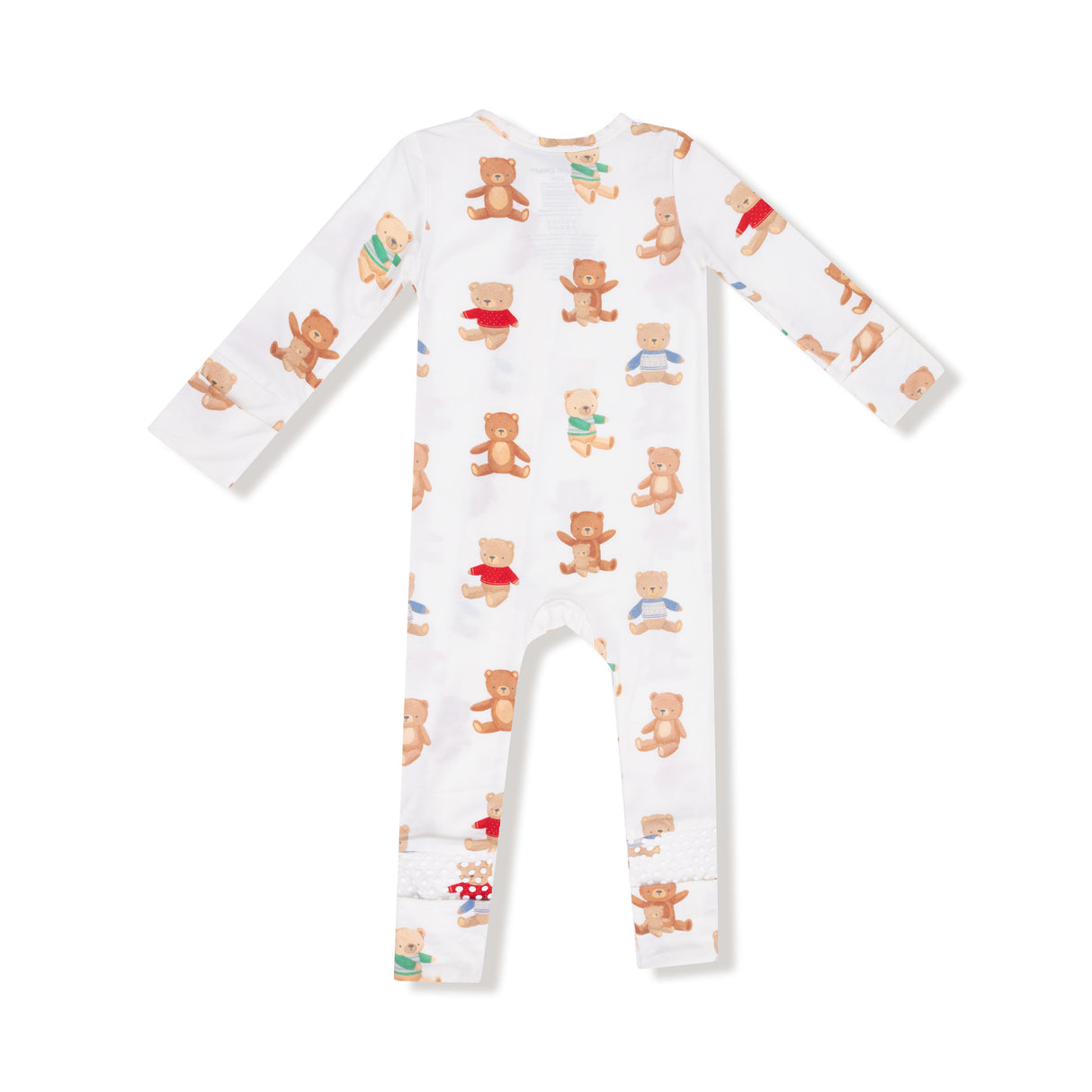 Angel Dear Teddy Bear Collection 2-Way Zipper Romper
