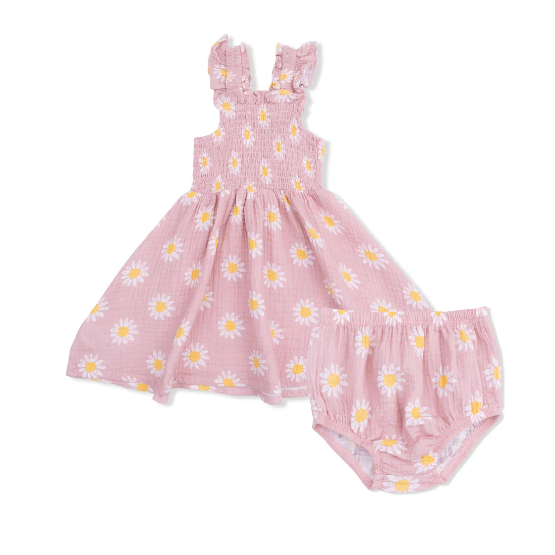 Angel Dear Caitlyn's Daisy Smocked Sundress w/ Bloomer