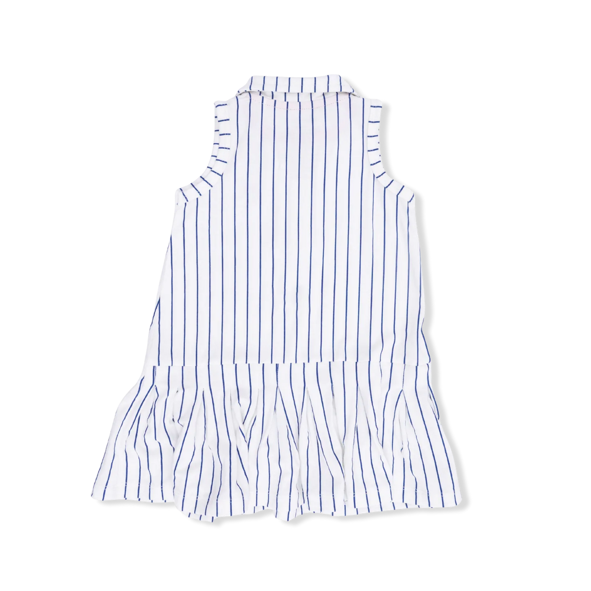 Angel Dear Baseball Stripe Polo Dress w/ Cartwheel Short