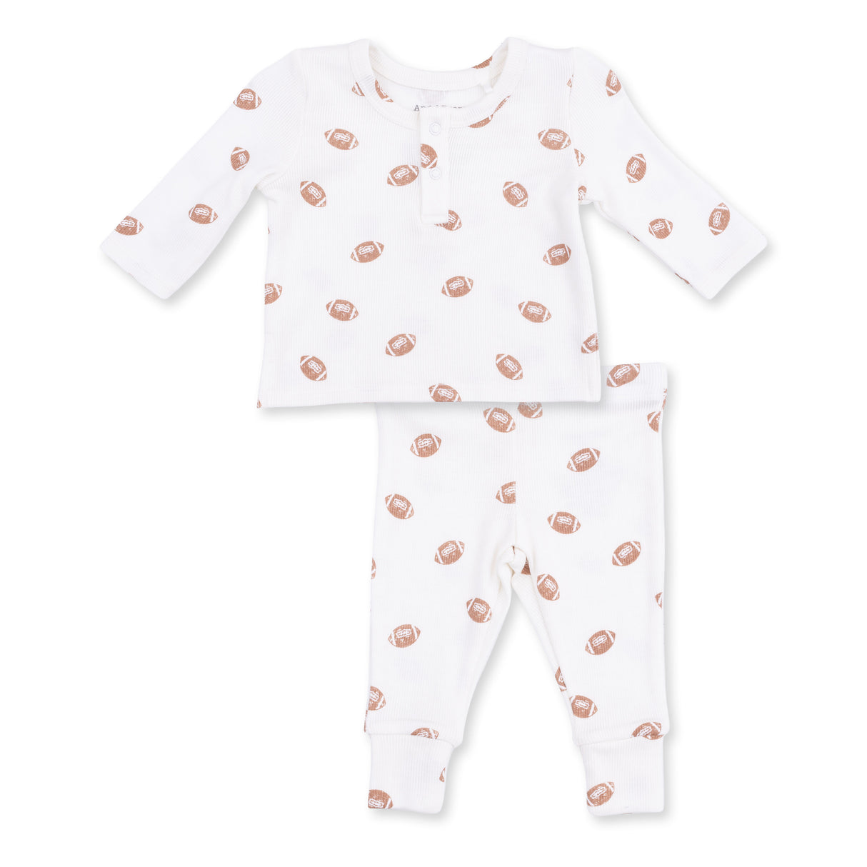 Angel Dear Mini Footballs Long Sleeve Henley Play Set