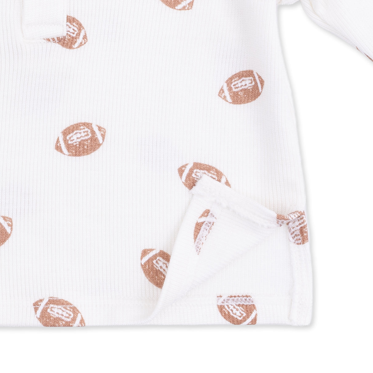 Angel Dear Mini Footballs Long Sleeve Henley Play Set