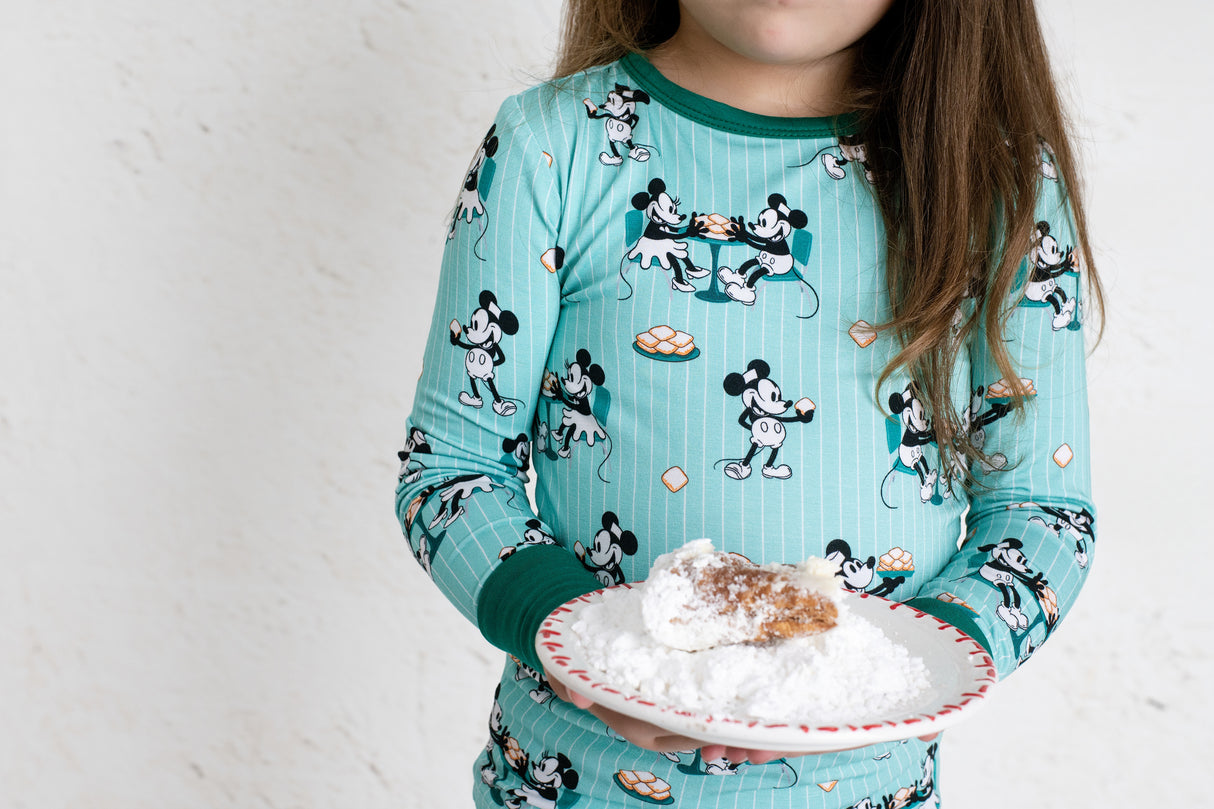 Pearls & Pelicans Powdered Sugar Pals Bamboo Two-Piece Pajamas