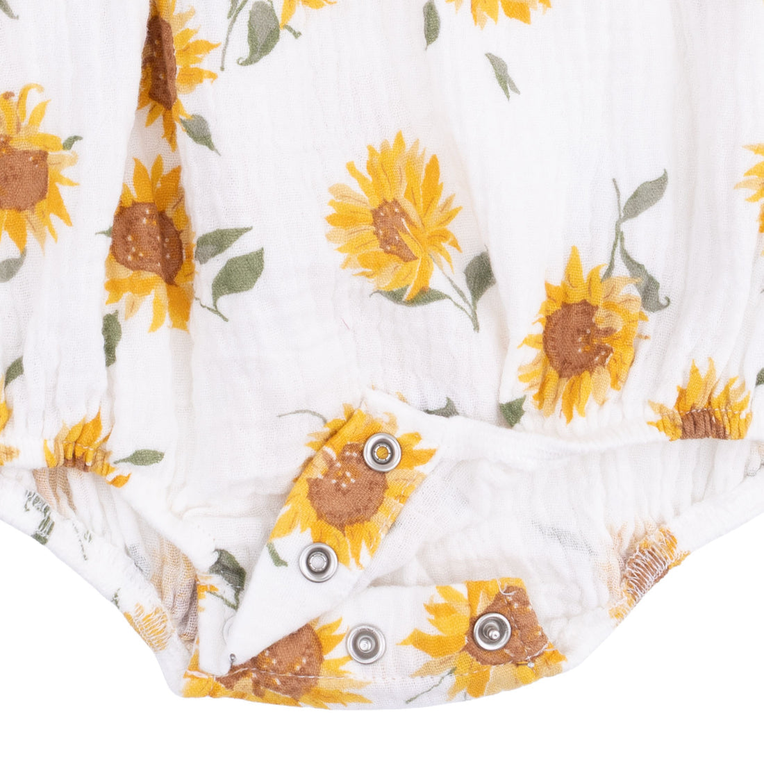 Angel Dear Baby Sunflower Classic Bubble w/ Peter Pan Collar