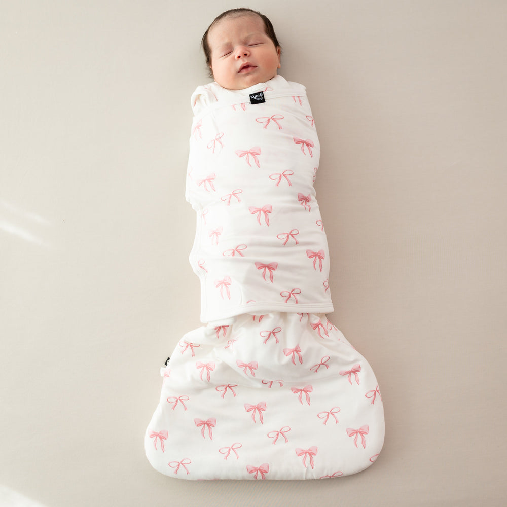 Kyte Bamboo Sleep Bag Swaddler XS | 1.0 TOG Bow
