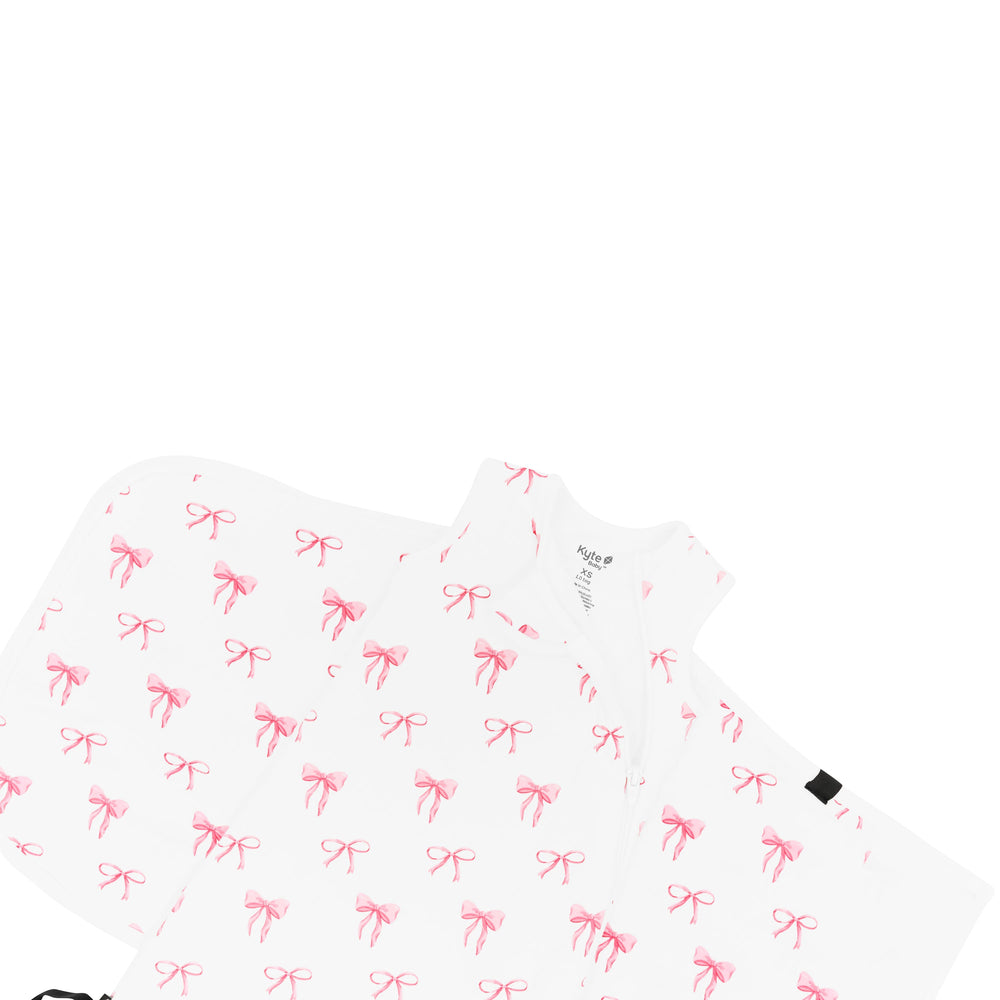 Kyte Bamboo Sleep Bag Swaddler XS | 1.0 TOG Bow