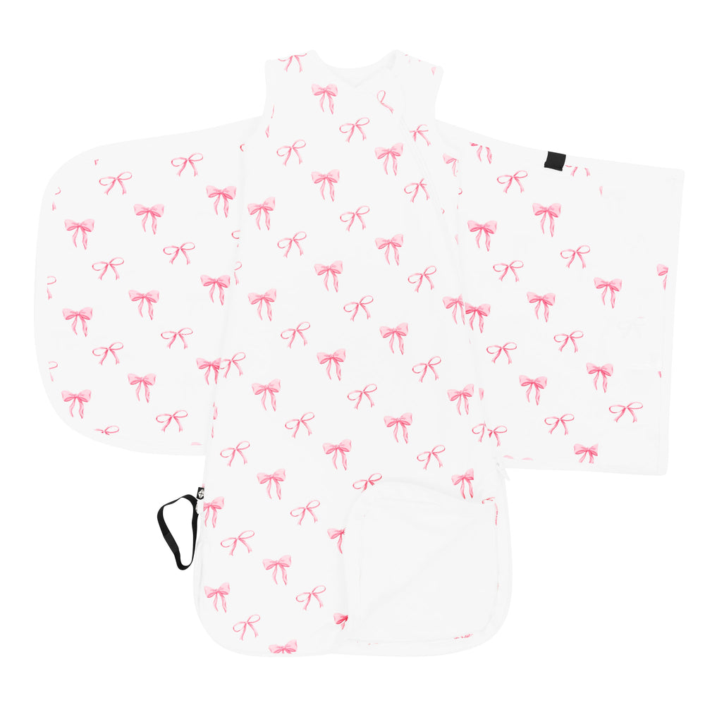 Kyte Bamboo Sleep Bag Swaddler XS | 1.0 TOG Bow