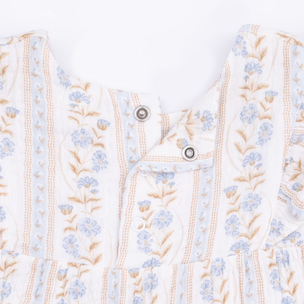 Angel Dear Catarina Floral Muslin Long Sleeve Ruffle Tunic & Smocked Pant