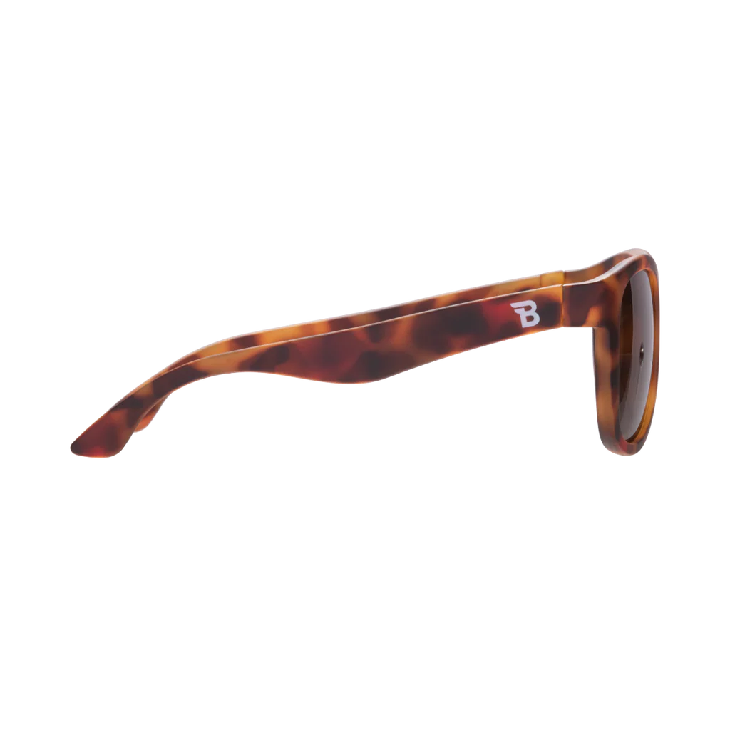 Babiators Polarized Navigator | Classic Tortoise Sunglasses Amber Lens (0-2 years)