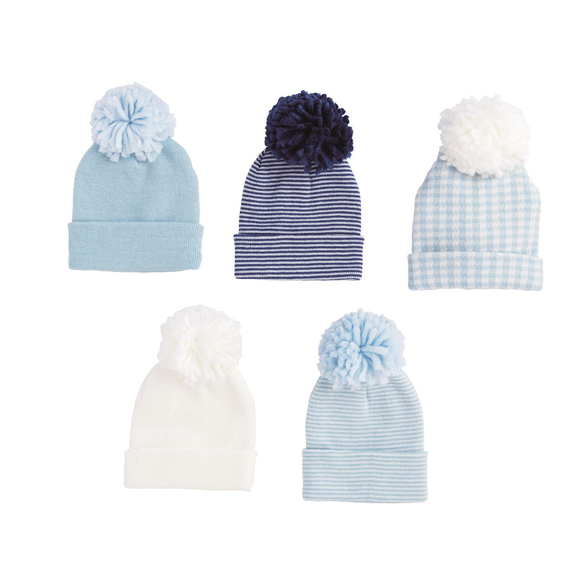 Mud Pie Basic Blue Knit Baby Hat (Assorted Styles)