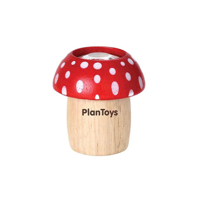 Wooden Mushroom Kaleidoscope | Red