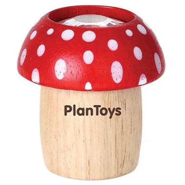 Plan Toys Wooden Mushroom Kaleidoscope | Red