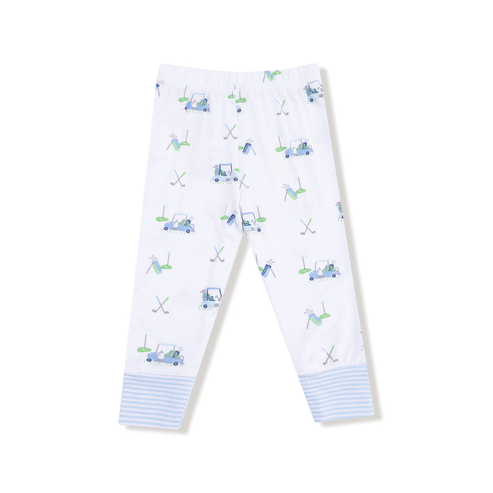 Angel Dear Baby Golf Carts Bamboo Loungewear Set | Blue