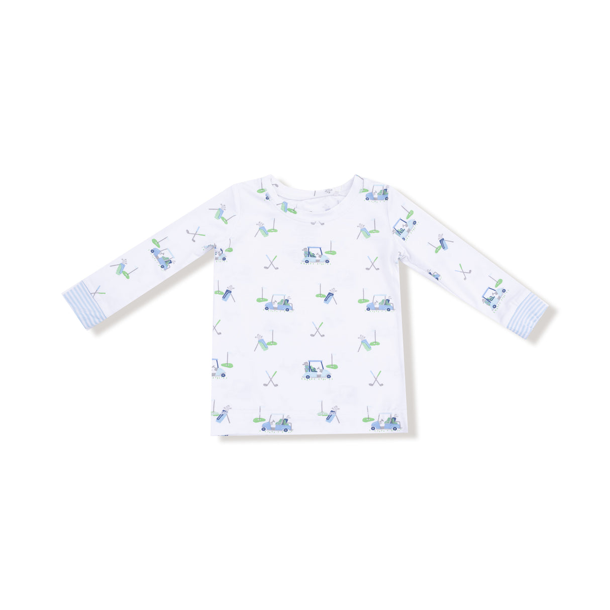 Angel Dear Baby Golf Carts Bamboo Loungewear Set | Blue