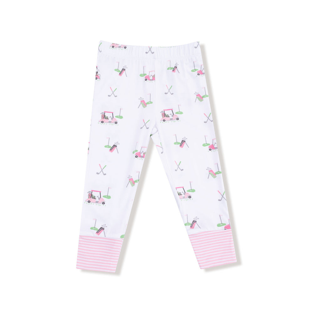 Angel Dear Baby Golf Carts Bamboo Loungewear Set | Pink