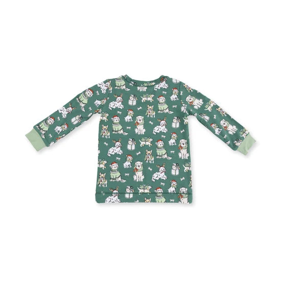 Angel Dear Christmas Dogs Uni L/S Loungewear Set