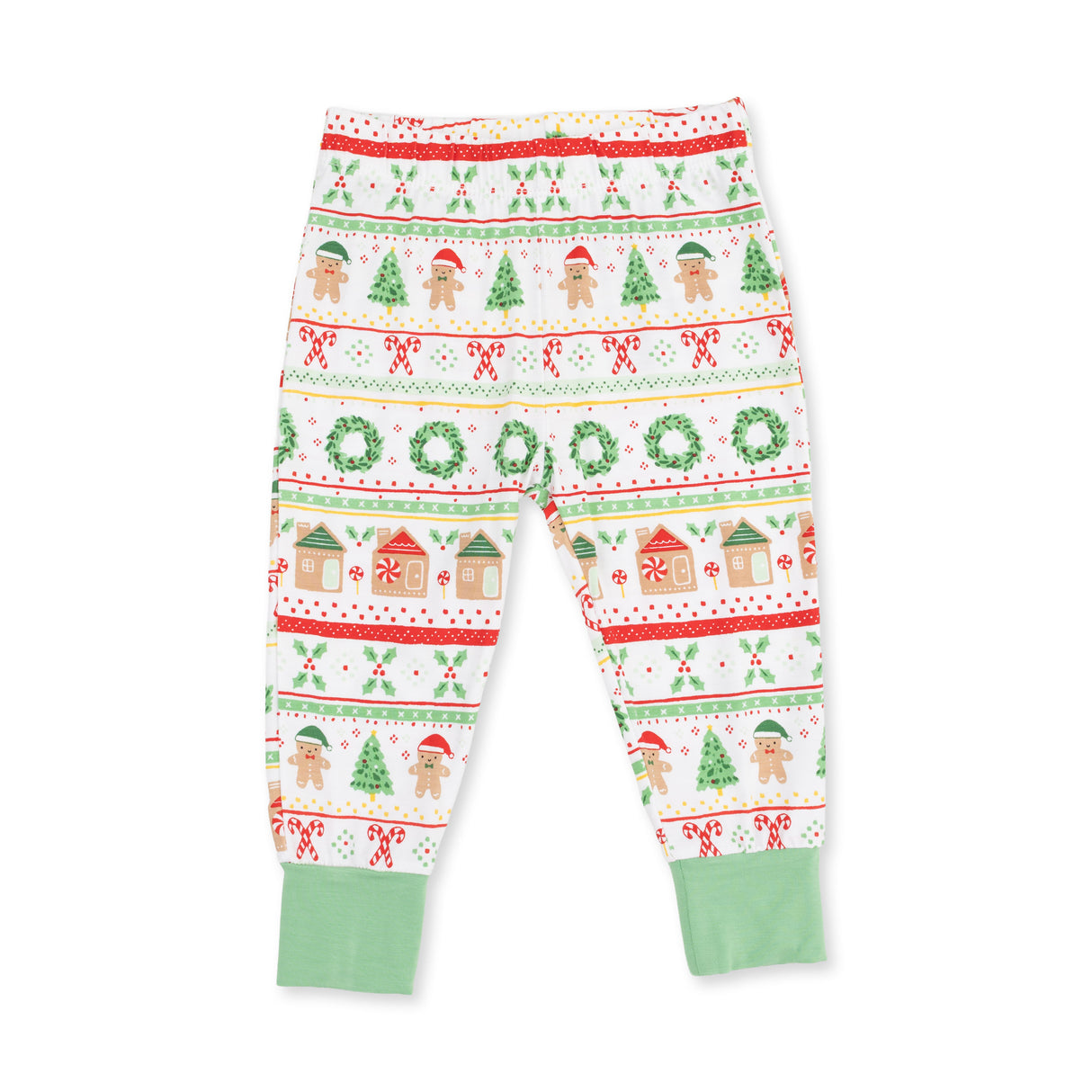 Angel Dear Gingerbread Fair Isle Uni Long Sleeve Loungewear Set
