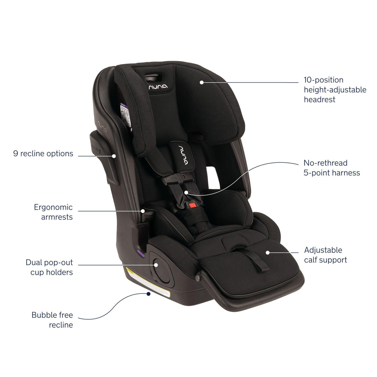 NUNA LUMN Forward-Facing Harness-to-Booster Car Seat