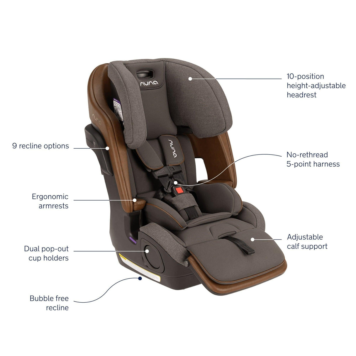 NUNA LUMN Forward-Facing Harness-to-Booster Car Seat
