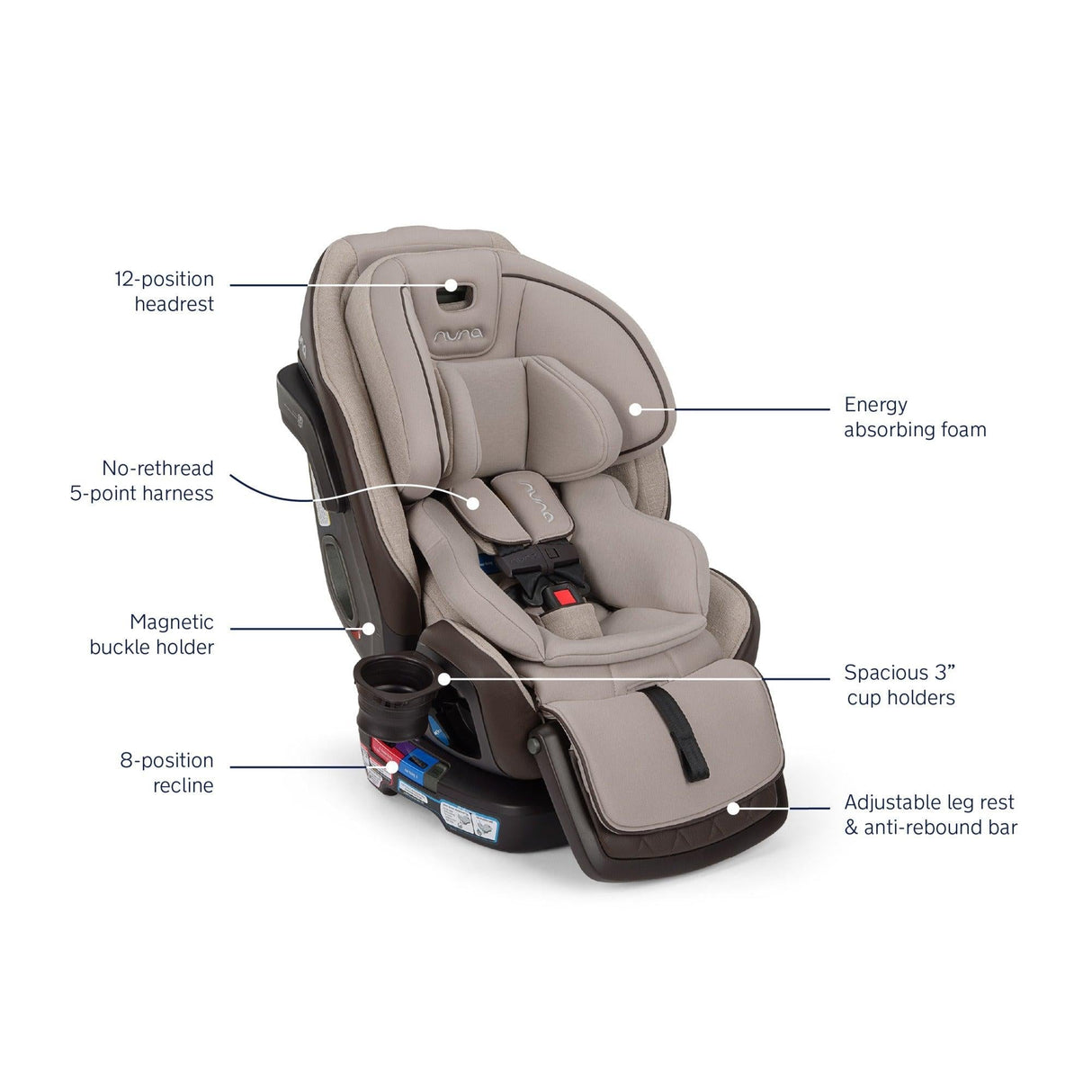Nuna EXEC NEXT all in one car seat