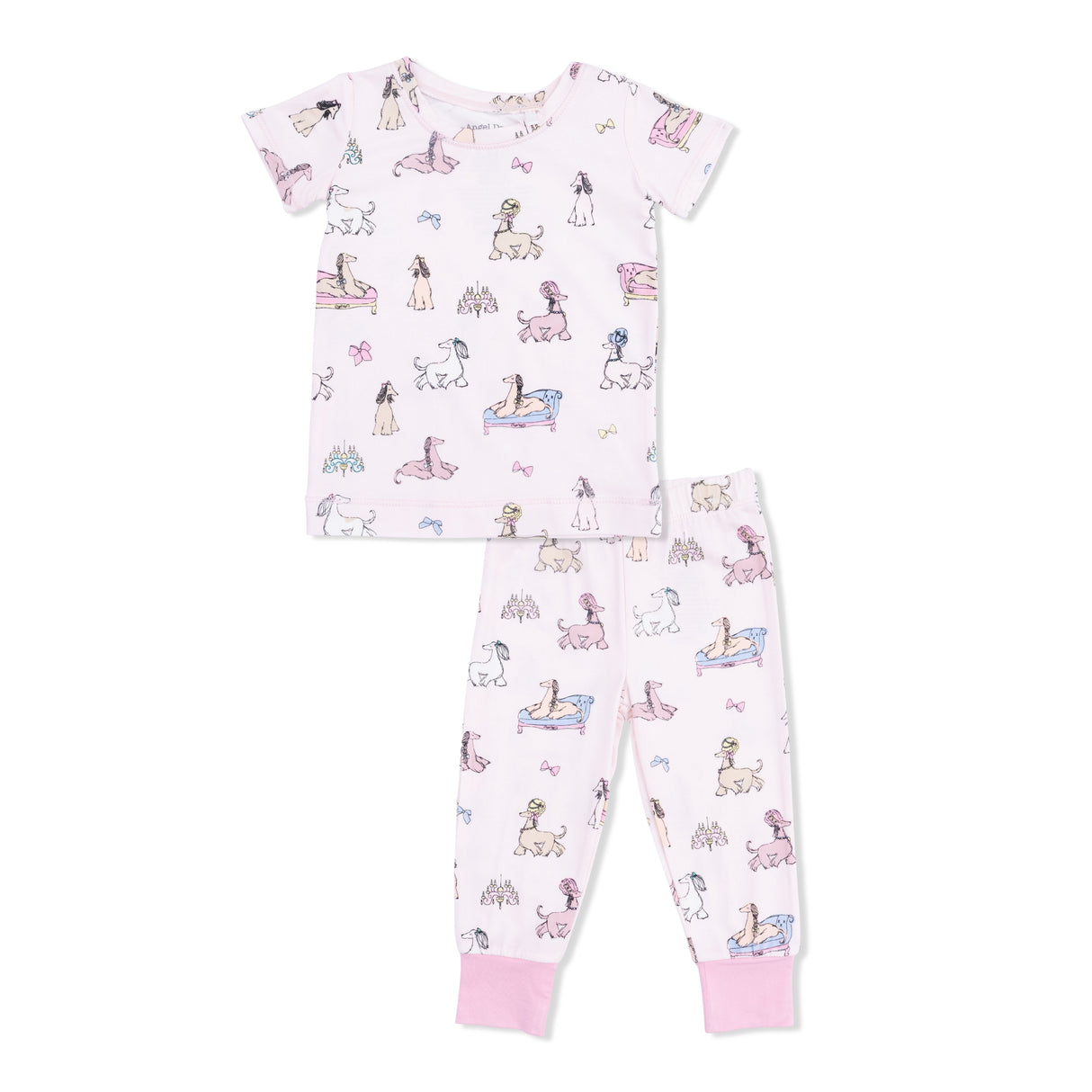 Angel Dear Fancy Hounds w/ Bows S/S Loungewear Set